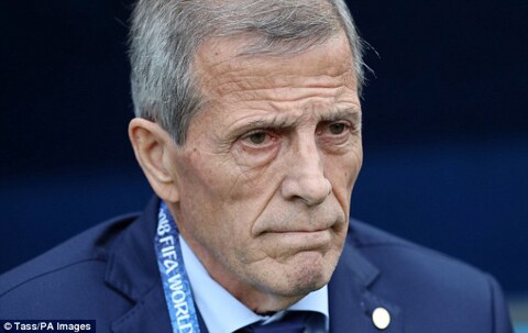 Worldcup updates: Uruguay coach Tabarez on crutches as he battles rare disorder Worldcup updates: Uruguay coach Tabarez on crutches as he battles rare disorder