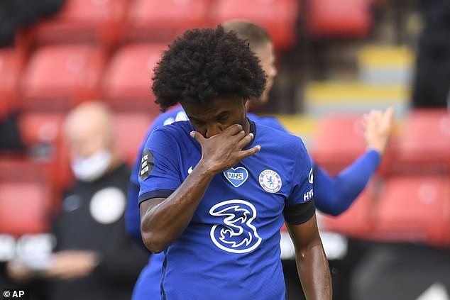 Willian informs Chelsea fans of his intention to stay with the Blues