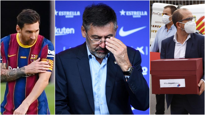 Barcelona S Self Destruction Messi Motion Against Bartomeu And Barcagate All Football