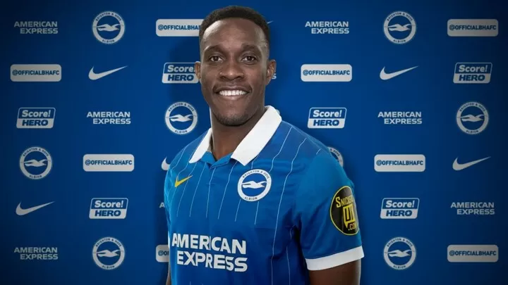 Brighton complete the signing of Danny Welbeck on a one year deal