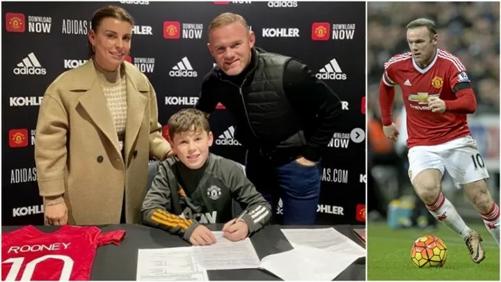 Wayne Rooney’s 11-year-old son signs for Manchester United