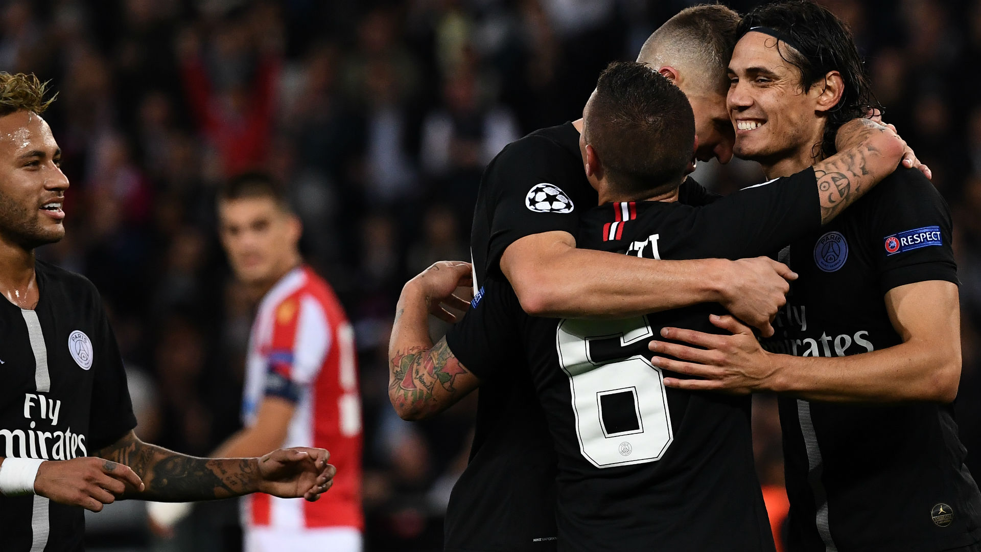 Battu   l occasion de sa premi¨re sortie en C1 de la saison Paris a bien réagi ce mercredi lors de la réception de l Etoile Rouge de Belgrade