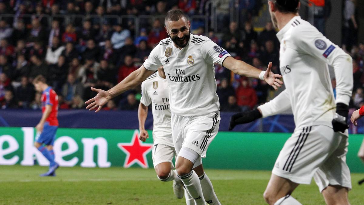 Benzema lleg a los 201 goles como madridista en Plzen All