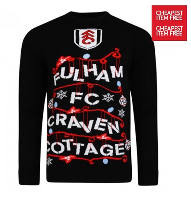 fulham christmas jumper