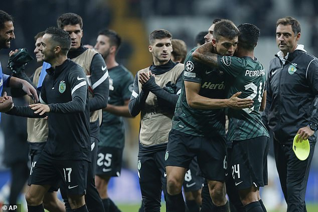 Coates heads 2 goals as Sporting Lisbon beats Besiktas 4-1