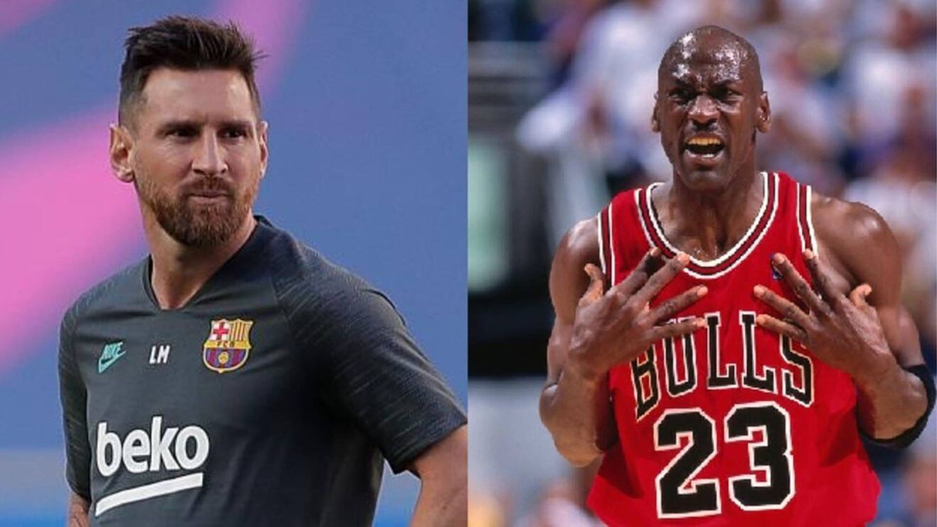 Messi michael jordan hotsell