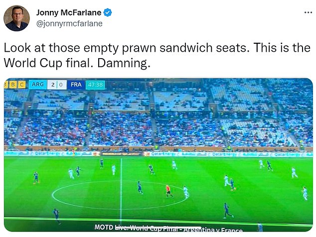 Fans Slam Embarrassing World Cup Final Attendance For Argentinas Penalties Win Over France