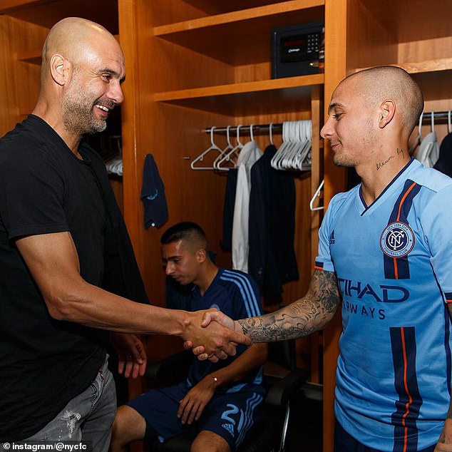 guardiola congratulates new york city players after emphatic victory all football app guardiola congratulates new york city players after emphatic victory all football app