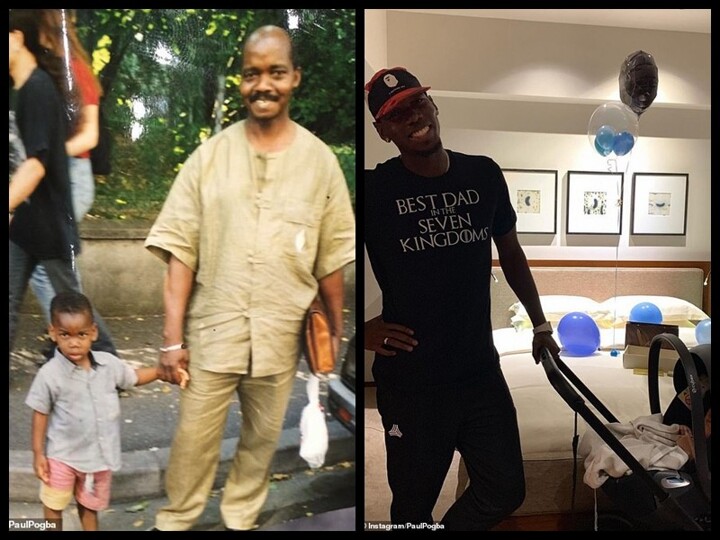 Pogba Posts Throwback Snap With His Dad And Recent Photo With Baby Son All Football When it comes to baby bumps, there are big, small, high, low, loose, tight, and the downright funky. all football