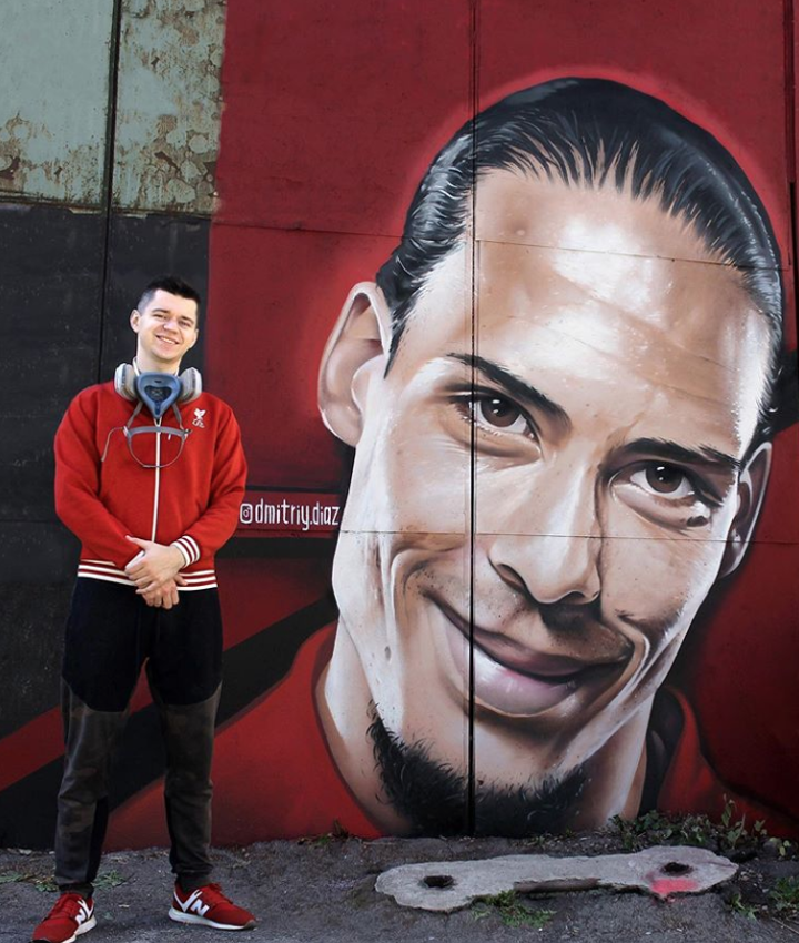 Van Dijk Honoured As Stunning New Mural Unveiled In Unlikely