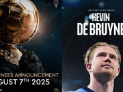 Kick Off: Ballon d'Or candidates to be announced on Aug.7, KDB joins Napoli