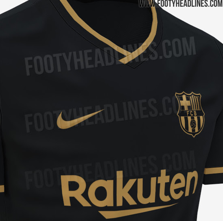 black and gold barca kit