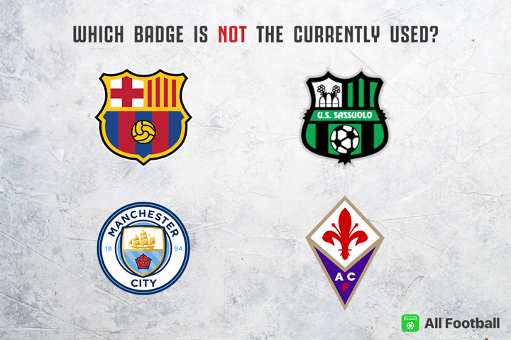 Easy Quiz Which One Is Not The Current Badge Of The Club All Football