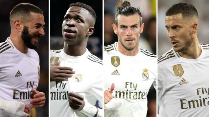 Bale Hazard Madrid Forwards Only Contribute Over 50
