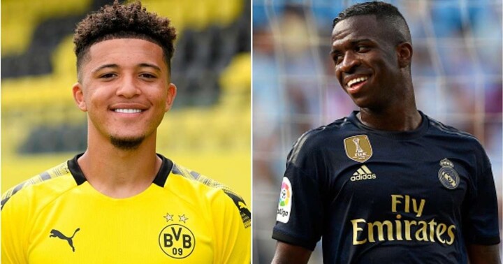 Sancho Haaland Vinicius Foden A Talented Xi Of Players Born Post 2000 All Football