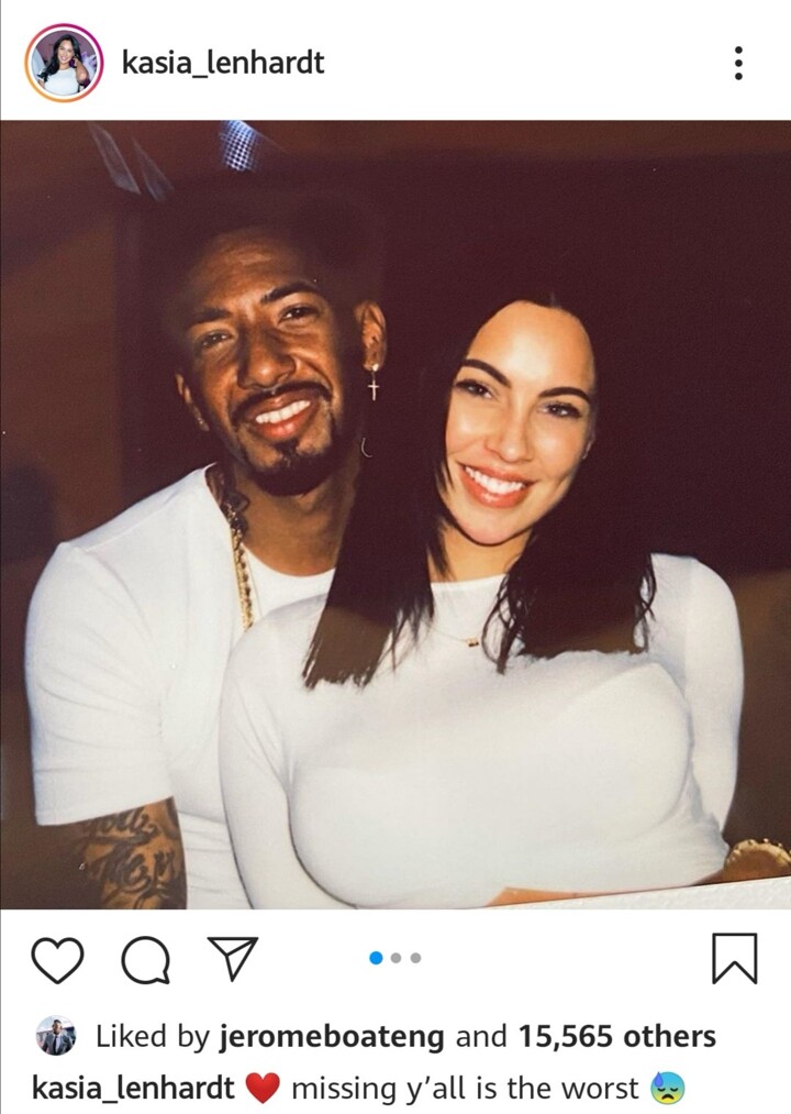 Love moment! Boateng publicly shows photo with girlfriend for the first time 💕| All Football
