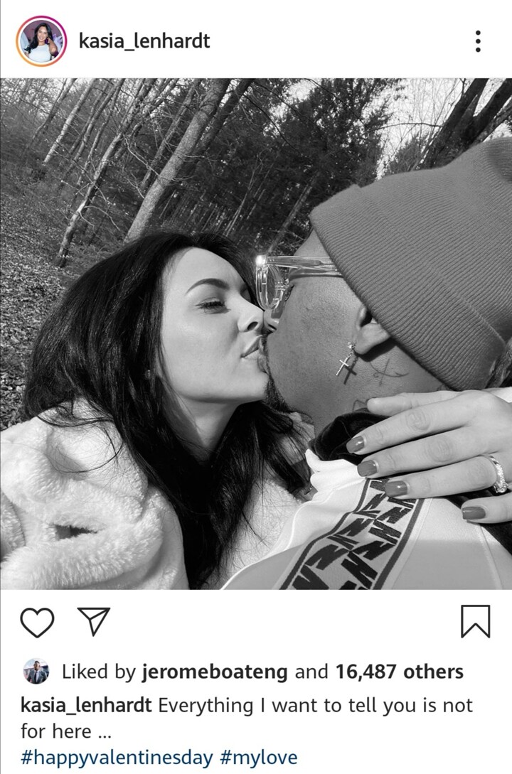 Love moment! Boateng publicly shows photo with girlfriend for the first time 💕| All Football