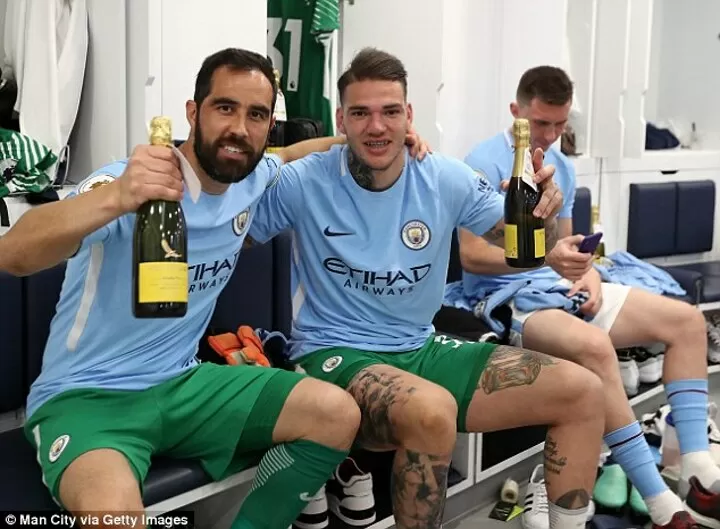 Manchester City Goalkeeper Ederson Shows Off Incredible New Leg Tattoo All Football