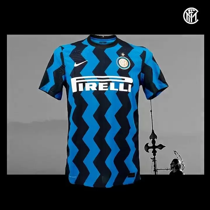 Inter Milan unveil new home shirt with iconic black and blue