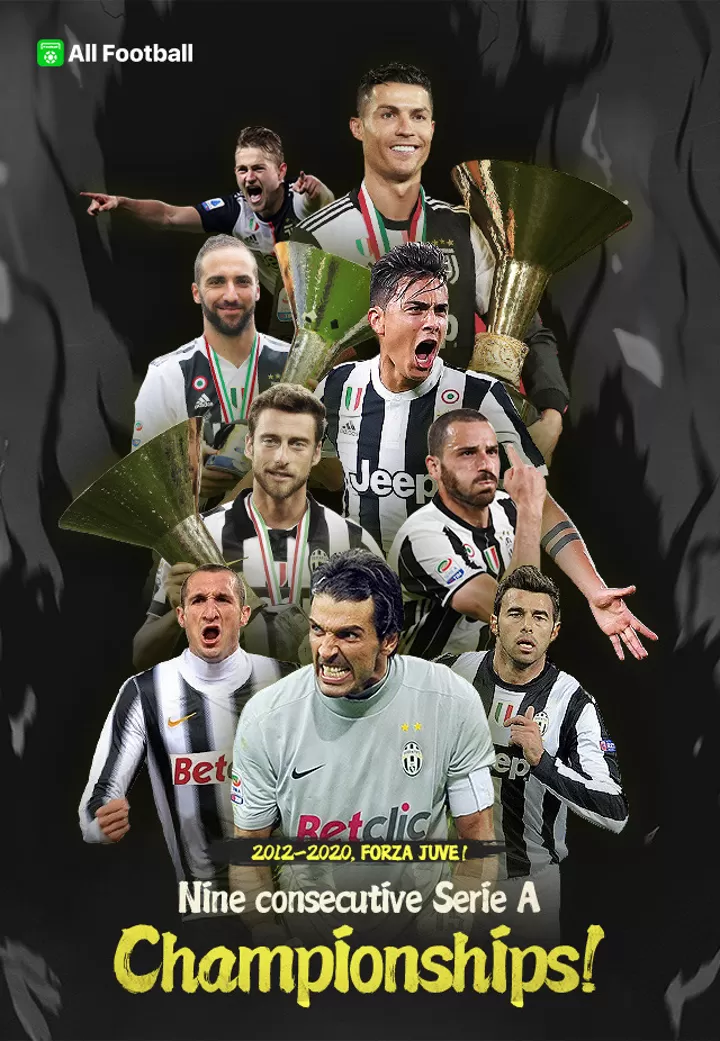 AF poster: Juventus won record-extending 9th straight Serie A title