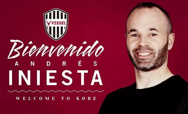 OFFICIAL: Andres Iniesta joins Japanese side Vissel Kobe after