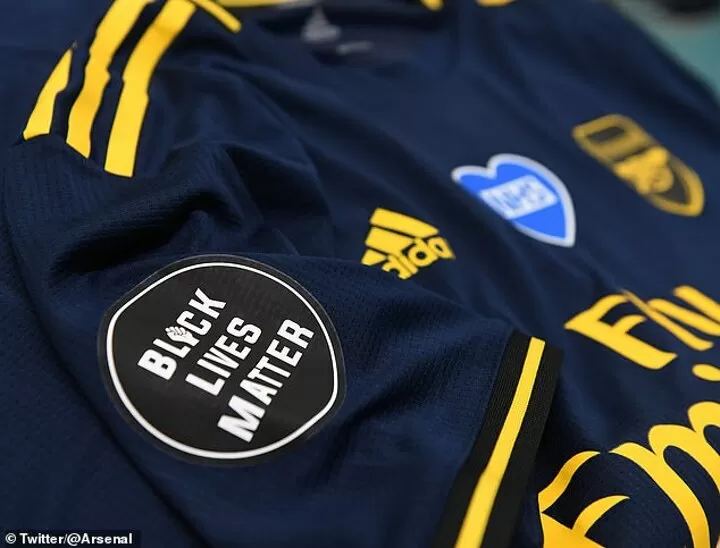 Kit headache as Arsenal and Chelsea shift NHS and BLM logos to