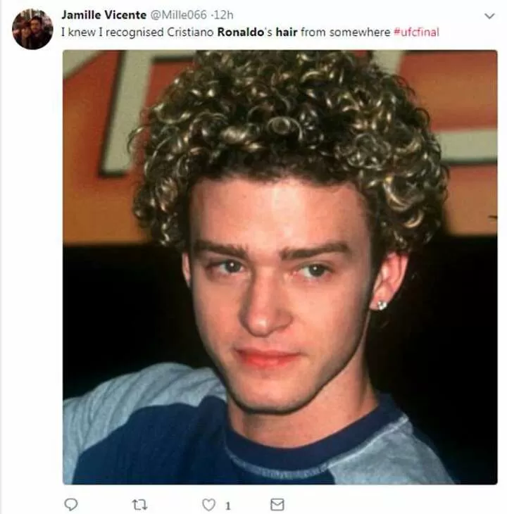 Champions League Final Viewers Bemused By Ronaldo S New Hair All