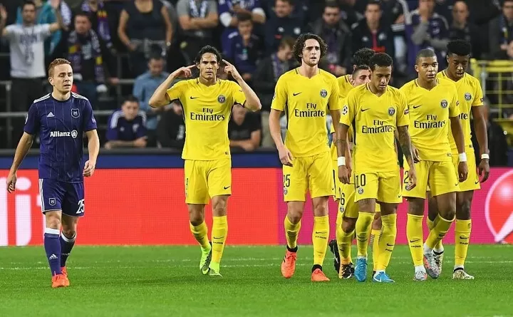 Anderlecht 0 4 Psg Clinical Trio Mbappe Cavani Neymar Prove