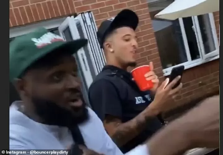 Jadon Sancho spotted at house party with rappers Krept and Konan in the UK|  All Football