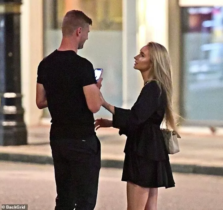 Chelsea S Timo Werner Walks The London Streets With His Girlfriend After Meal At Novikov Restaurant All Football