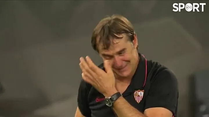 Lopetegui Cries After Sevilla Win Uel Following Painful Two Years In Management All Football