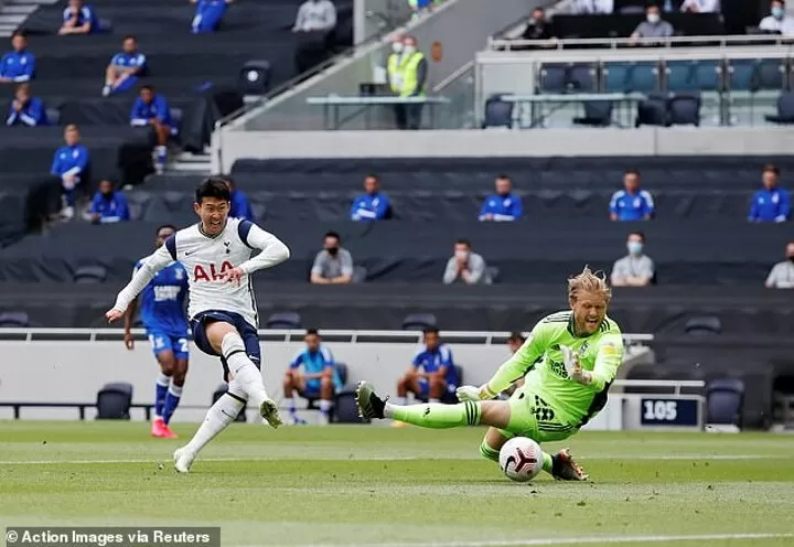 Spurs 3 0 Ipswich Son Scores Twice To Bring London Club The Win All Football