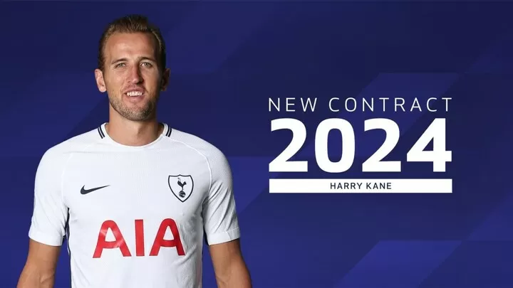 Harry Kane signs new Tottenham deal until 2024