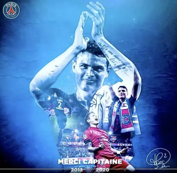 GRAND POSTER )) MATUIDI & TIAGO SILVA * PSG