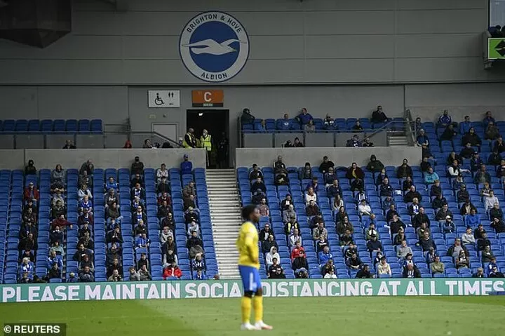 Richard Masters Praises Test Event Which Saw 2 524 Supporters Attend Brighton S Friendly V Chelsea All Football