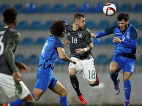 Hartel scores three as under-21s thrash Azerbaijan