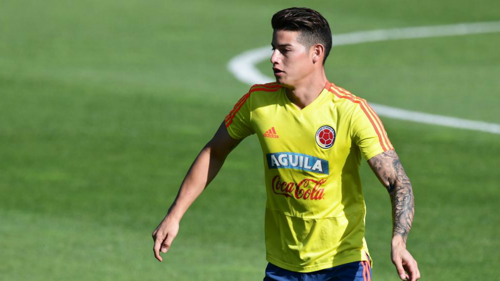 james rodriguez skipped colombia training as a precaution on
