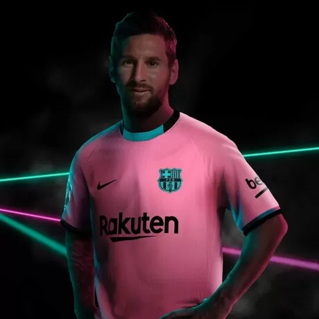 Barcelona third kit pink 2025