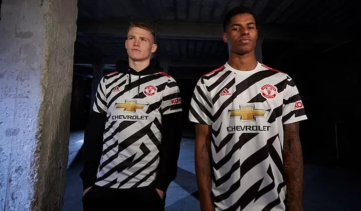 Third Kit David Beckham Man U Zebra Shirt Manchester United 'zebra