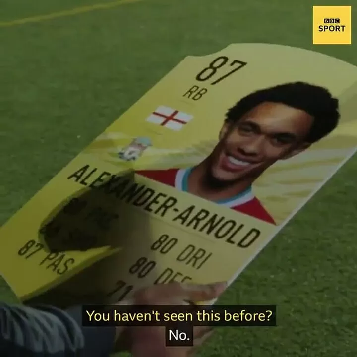 Taa Is Delighted With His Fifa 21 Overall Rating But Less So With His Shooting All Football