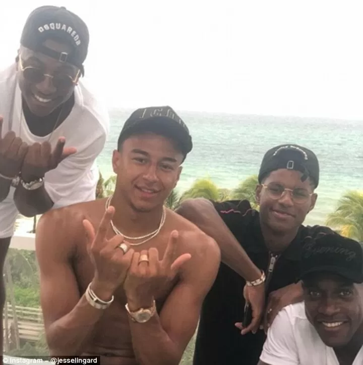 Lingard And Rashford Meet Up In Miami Ahead Of Joining Up With United Team Mates All Football