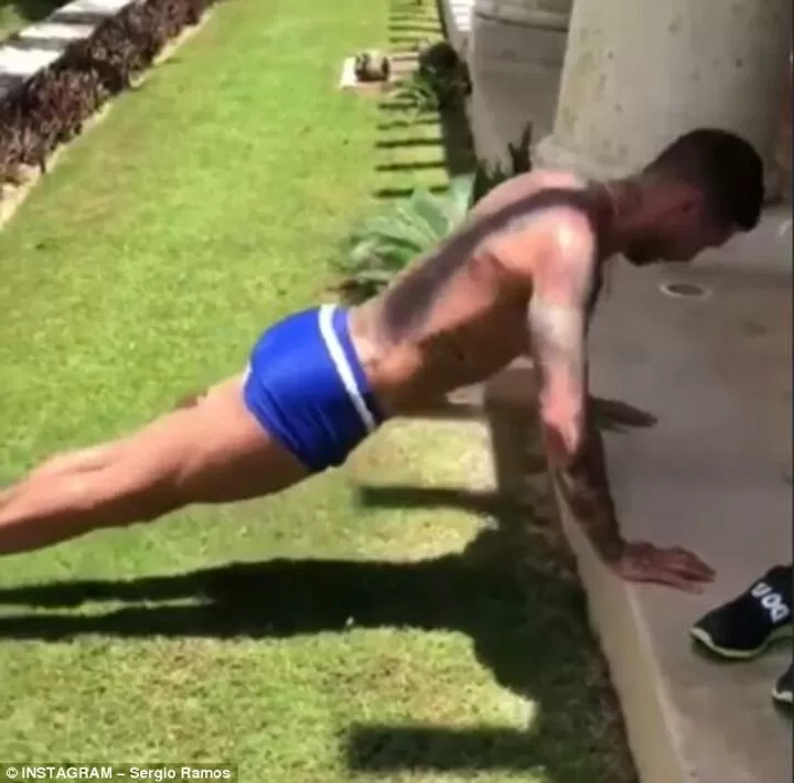 Sergio Ramos Works Out On Extended Holiday Break All Football