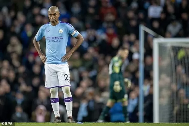 Fernandinho Named As New Manchester City Captain By Guardiola All Football