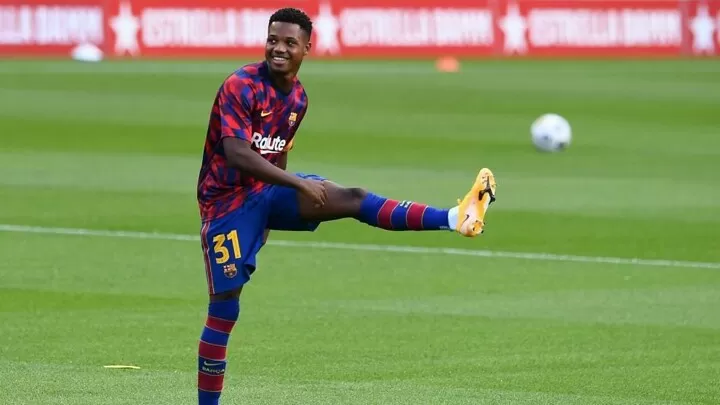 Ansu Fati Becomes A First Team Squad Member At Barcelona