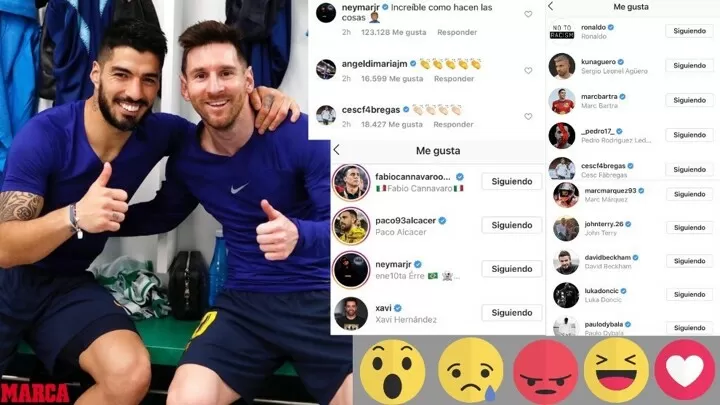 The Curious Likes And Responses To Messi S Instagram Post All Football