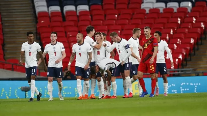 England 2 1 Belgium Rashford Mount Score Help Three Lions Fight Back All Football