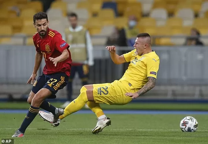 Ukraine 1 0 Spain Luis Enrique S Side Suffer Shock First Defeat Of This Season S Nations League All Football