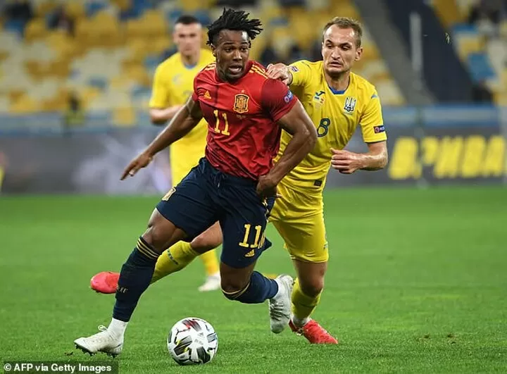Ukraine 1 0 Spain Luis Enrique S Side Suffer Shock First Defeat Of This Season S Nations League All Football