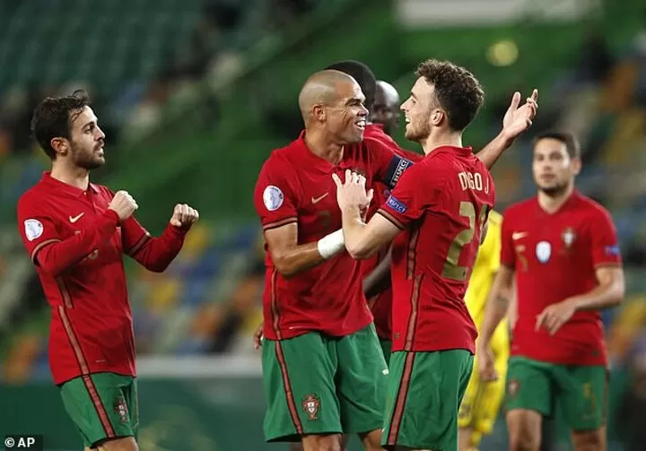 Portugal 3 0 Sweden Bernardo Silva And Diogo Jota Goals Gives Hosts Victory All Football