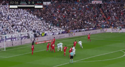 Real Madrid vs Sevilla 2-0 Cristiano Ronaldo Goal ! animated gif